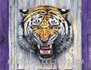 LSU Roaring Tiger Watercolor