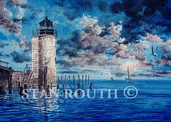 Manchac Lousiana Lighthouse Art Print